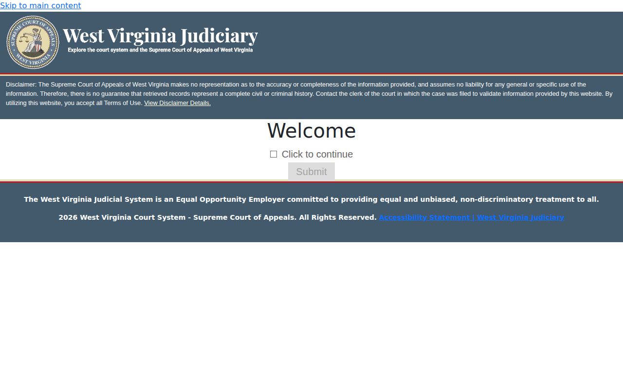 Calhoun County warrant cross-check through West Virginia Magistrate Record Search